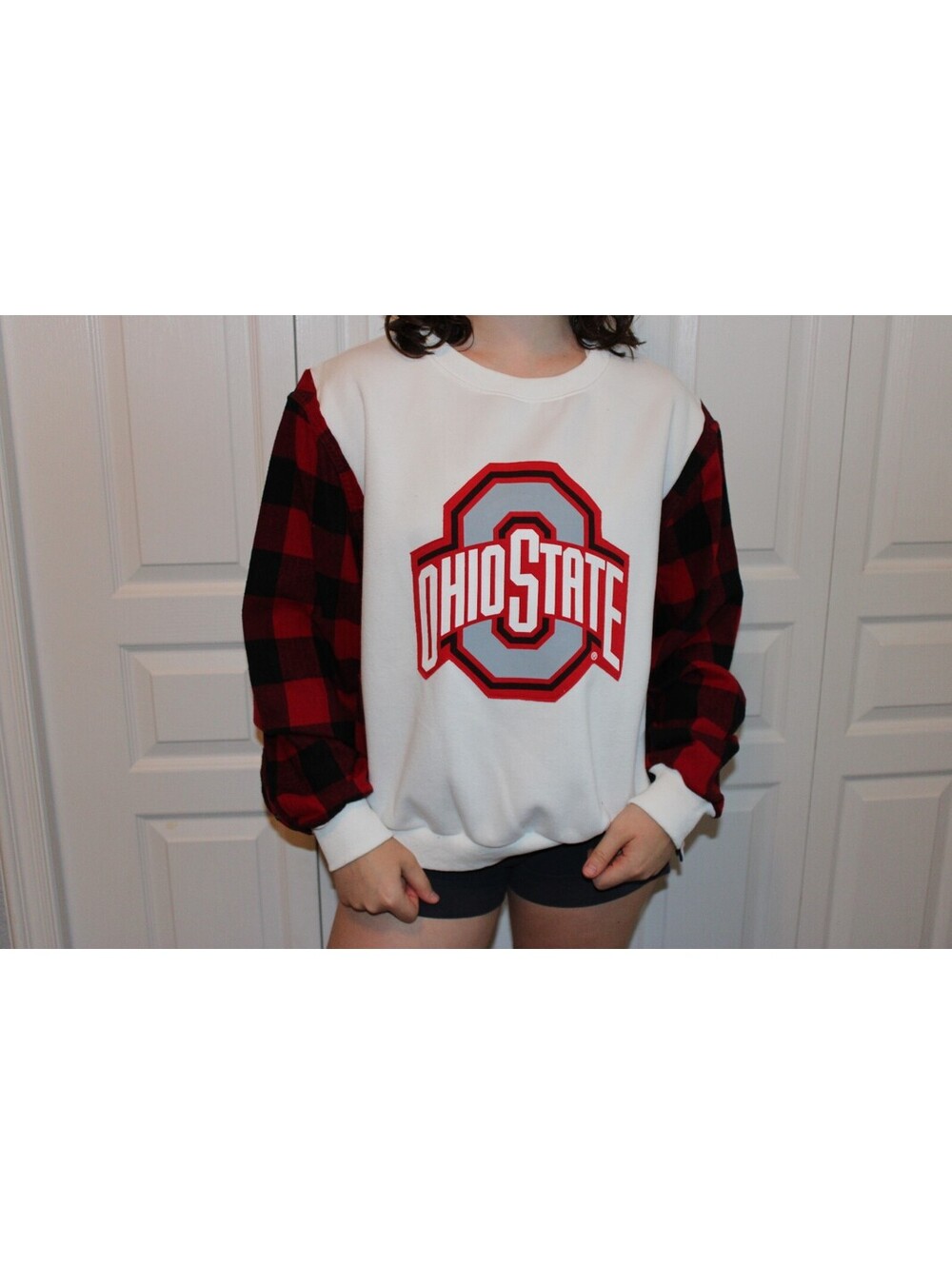 Ohio State Buckeyes Upcycled Sweatshirt.  Large